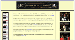 Desktop Screenshot of barryboyceband.com